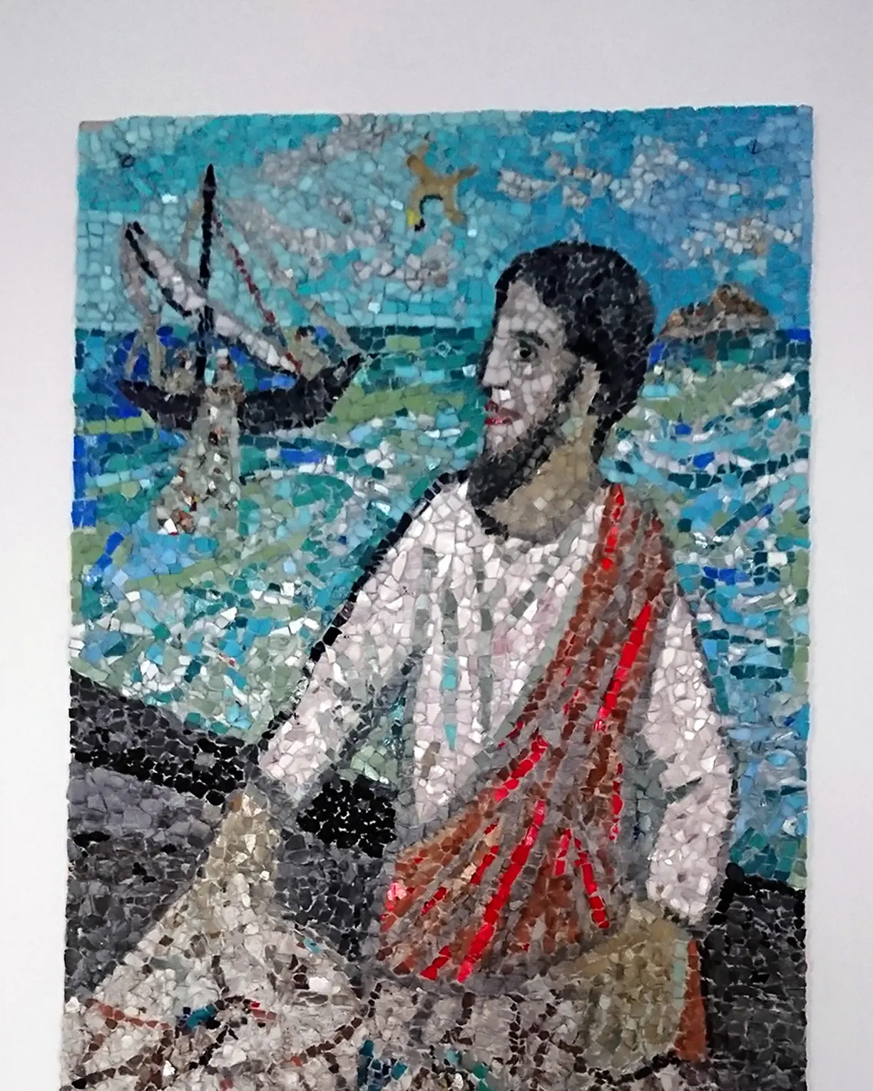 Mosaikkbilde av evangelisten Johannes.