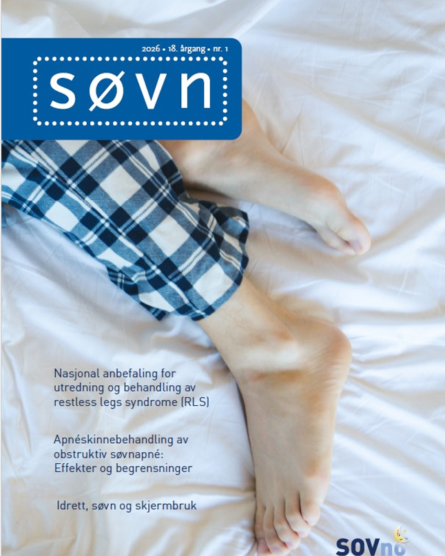 En person som ligger på en seng