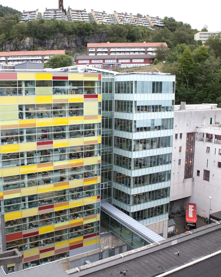 Eksteriør Laboratoriebygget. Foto