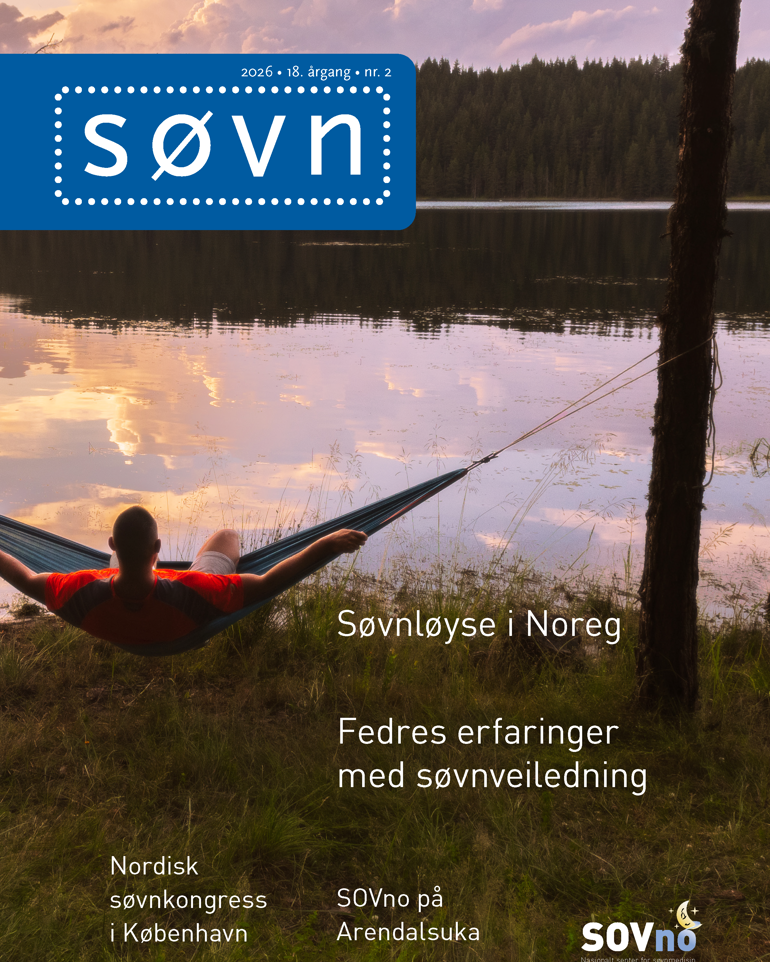 Mann i hengekøye