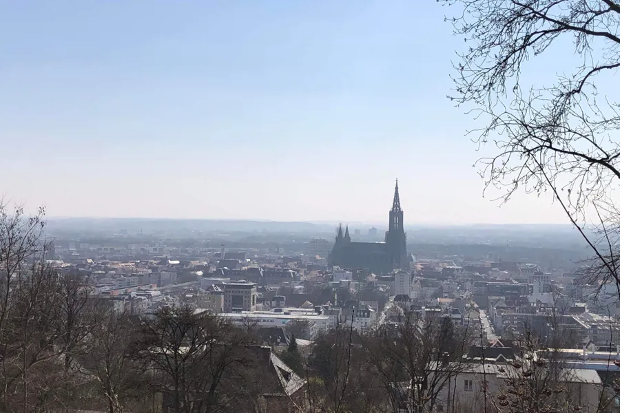 View over the city Ulm. Photo