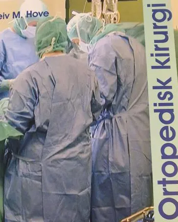 Forside på bok Ortopedisk kirurgi som universitetsfag i Bergen. Foto