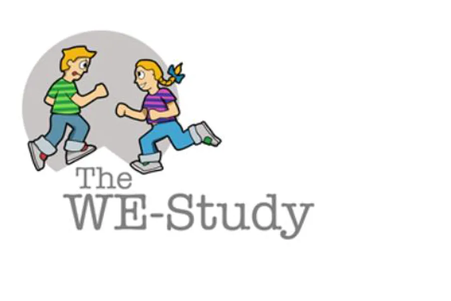 Logo WE-studien. Illustrasjon