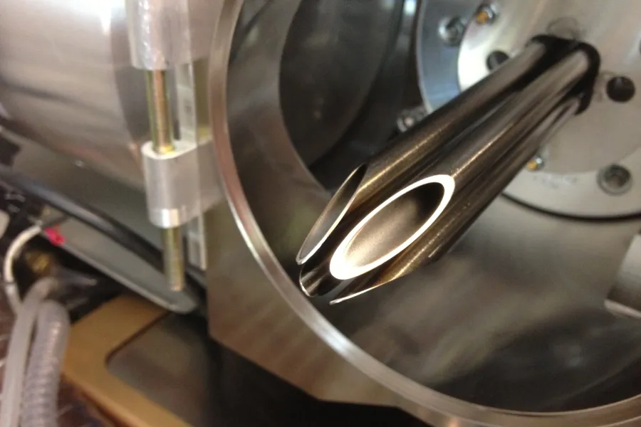 A close-up of a machine
