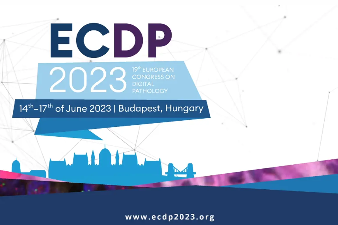 Logo European Congress on Digital Pathology in June 2023 in Budapest. Graphics