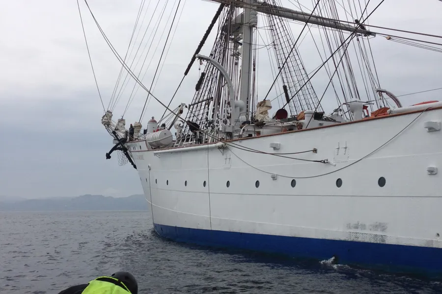 Seilskipet Statsraad Lehmkuhl. Foto