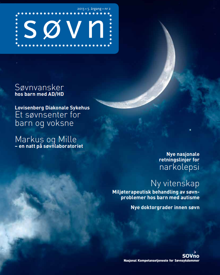 Nattehimmel med nymåne