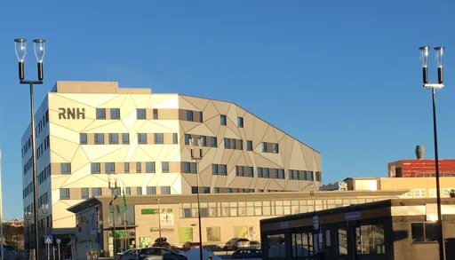 Eksteriør Region Nordhordland helsehus. Foto