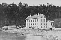 Eksteriør Kysthospitalet i Hagevik i 1893. Foto