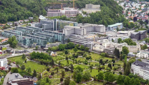 Flyfoto av Sentralblokka